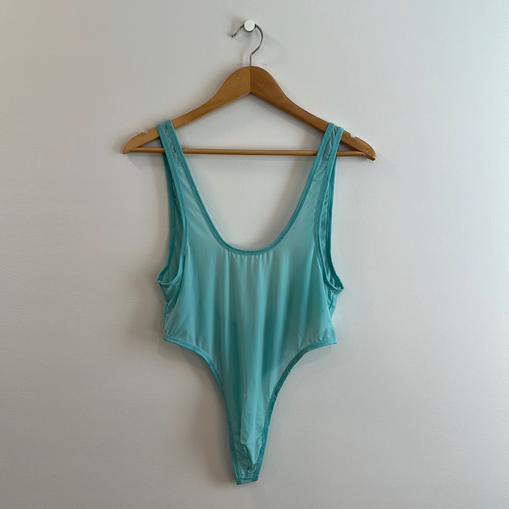 JJ Malibu OMG Bodysuit - Pale Blue (Large)